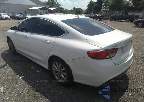 2015 Chrysler 200 C из США, поврежденный, VIN 1C3CCCCG7FN522459